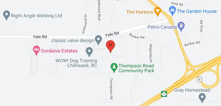 map of 10049 THOMPSON ROAD